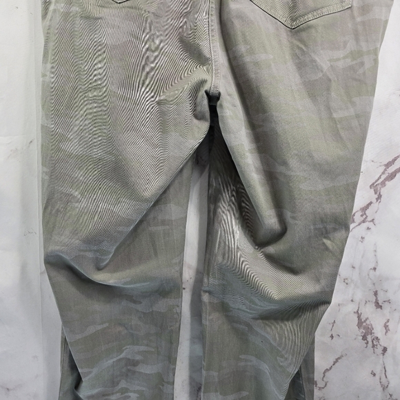 J Jill Pants Women 18 Tall Camo Gray Green Washed Sage Chino Khaki Straight - Picture 7 of 10